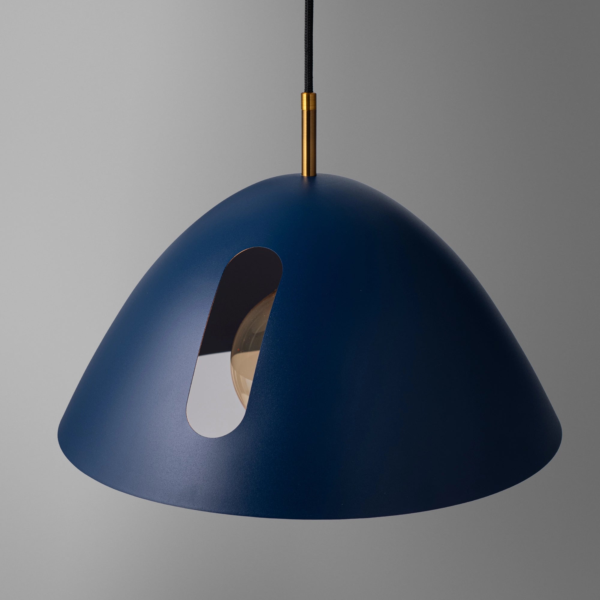 Pendant light with hole, blue mid-century lamp, white modern pendant light, burgundy hanging lamp, black ceiling fixture lamp (5Colors Collection)