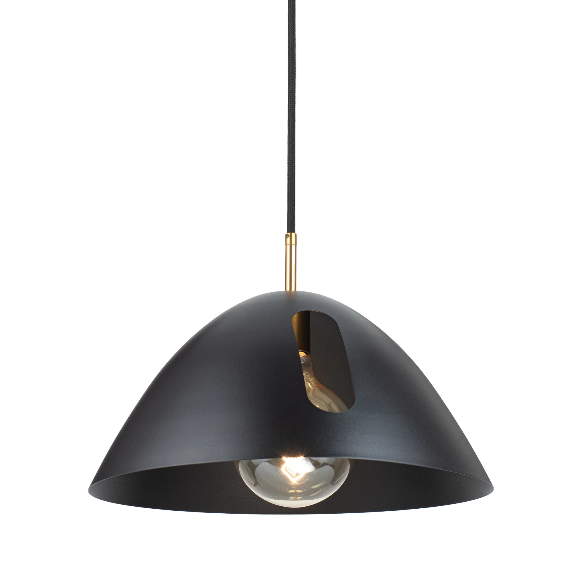 Pendant light with hole, blue mid-century lamp, white modern pendant light, burgundy hanging lamp, black ceiling fixture lamp (5Colors Collection)