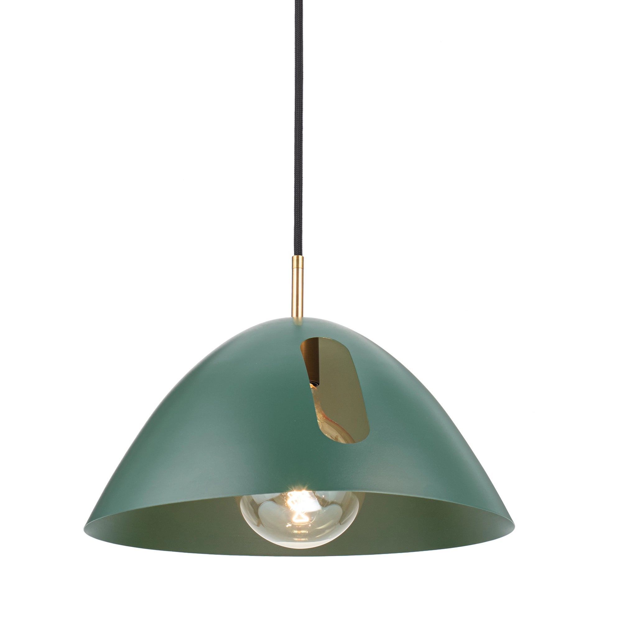 Pendant light with hole, blue mid-century lamp, white modern pendant light, burgundy hanging lamp, black ceiling fixture lamp (5Colors Collection)
