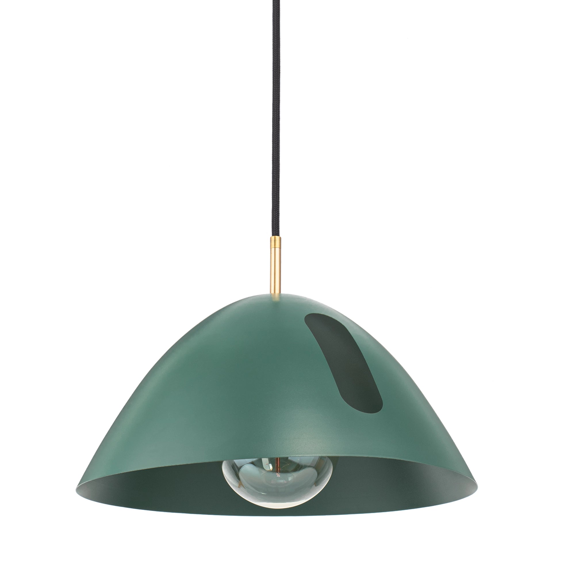 Pendant light with hole, blue mid-century lamp, white modern pendant light, burgundy hanging lamp, black ceiling fixture lamp (5Colors Collection)