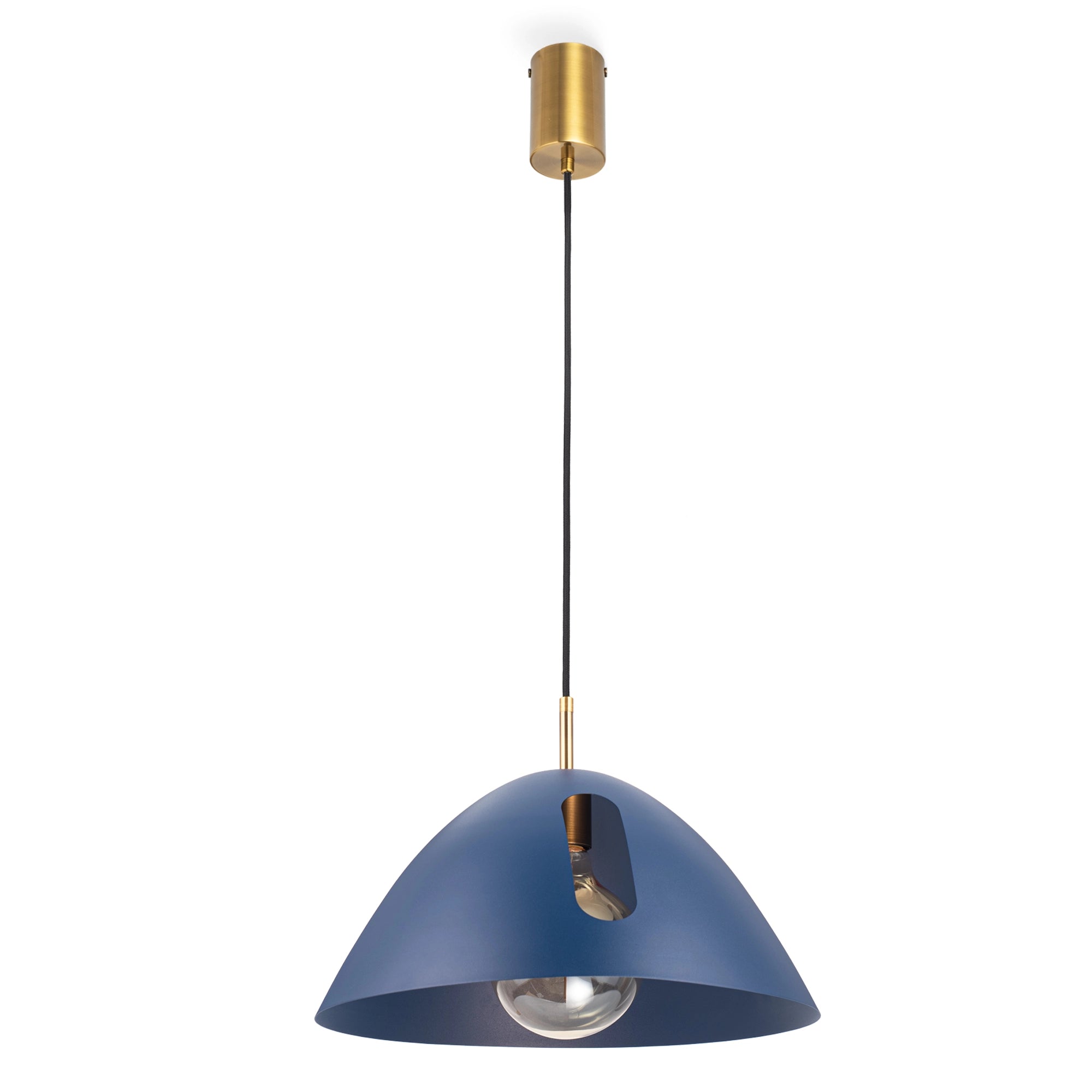 Pendant light with hole, blue mid-century lamp, white modern pendant light, burgundy hanging lamp, black ceiling fixture lamp (5Colors Collection)
