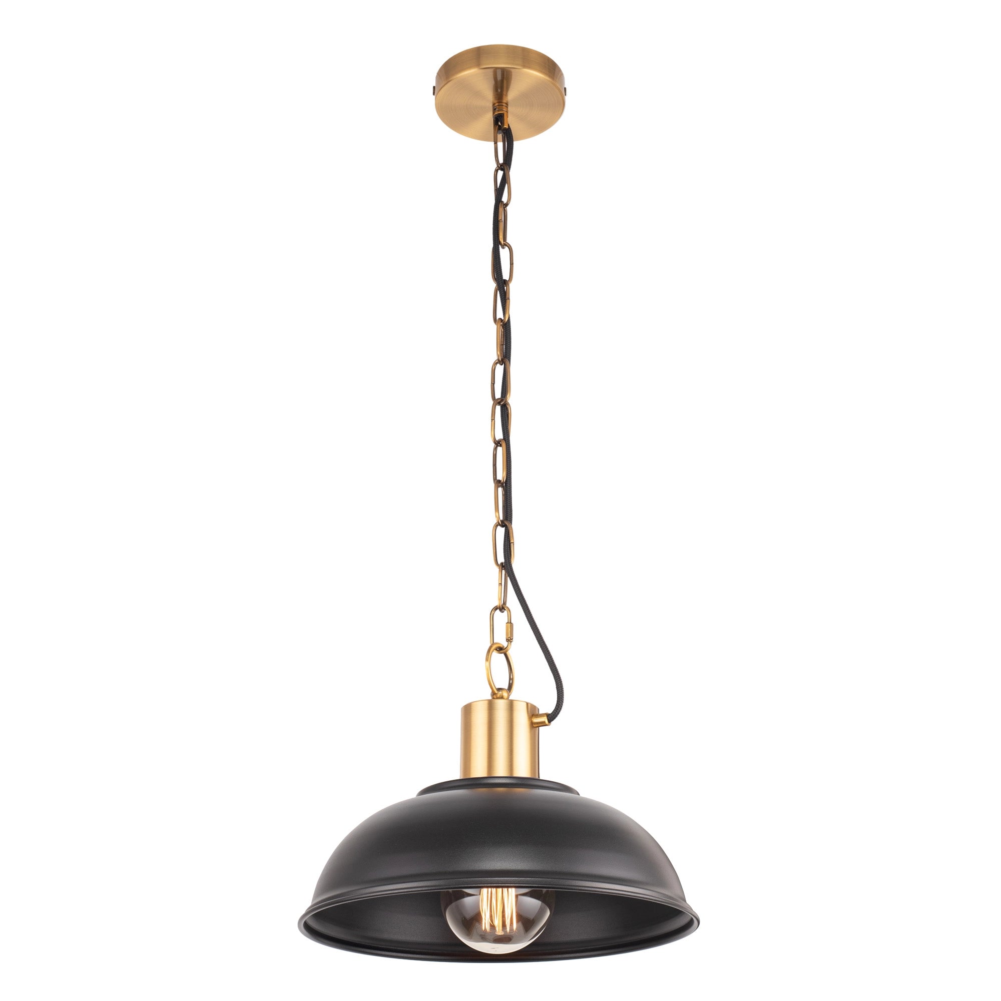 Pendant lamp on a chain "Dome"