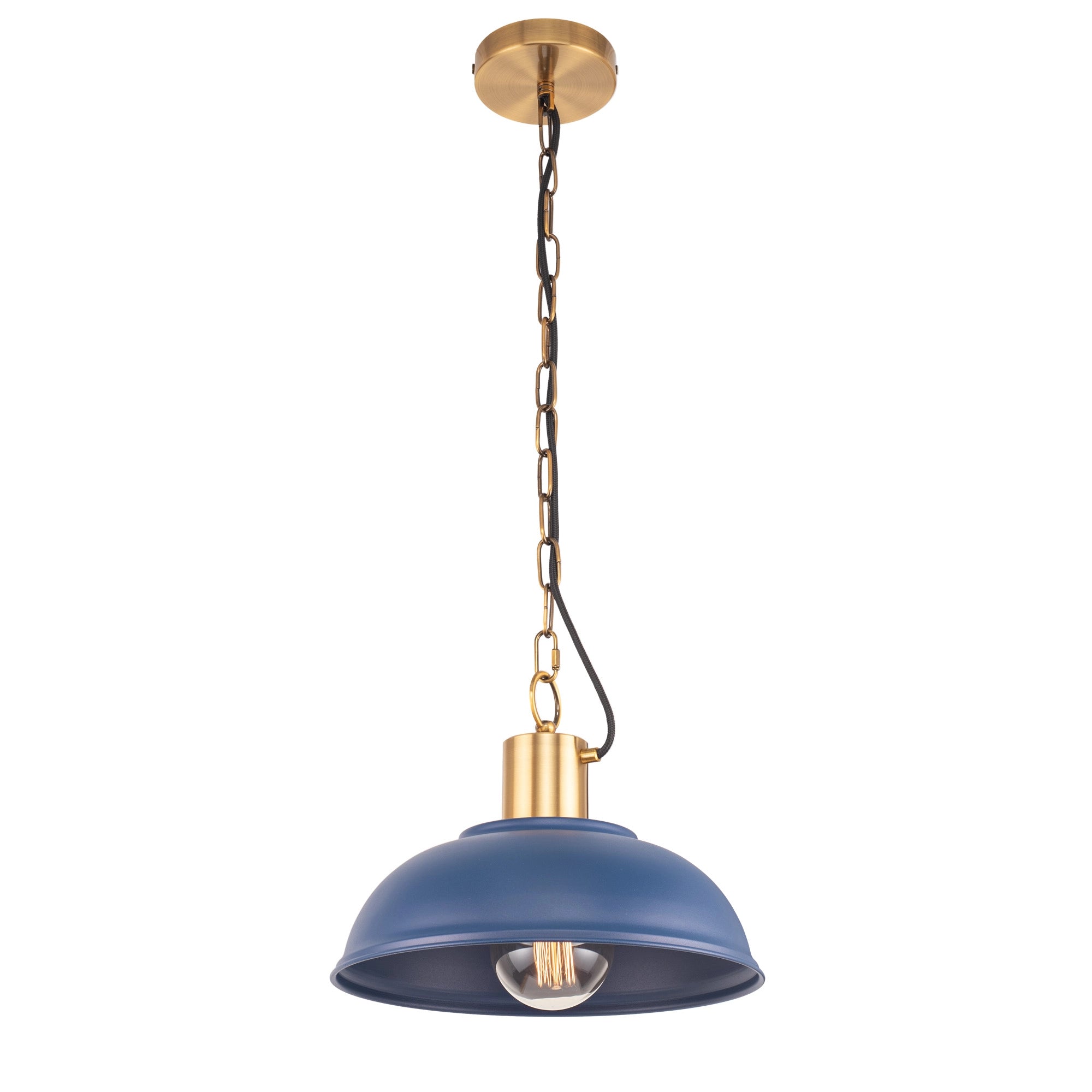 Pendant lamp on a chain "Dome"