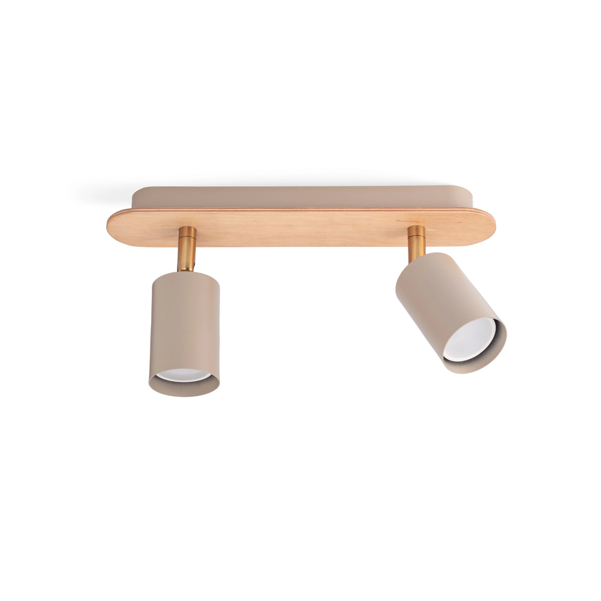 Pendant Lamp "Wood Spot Duo Beige (Nowowood Line)"