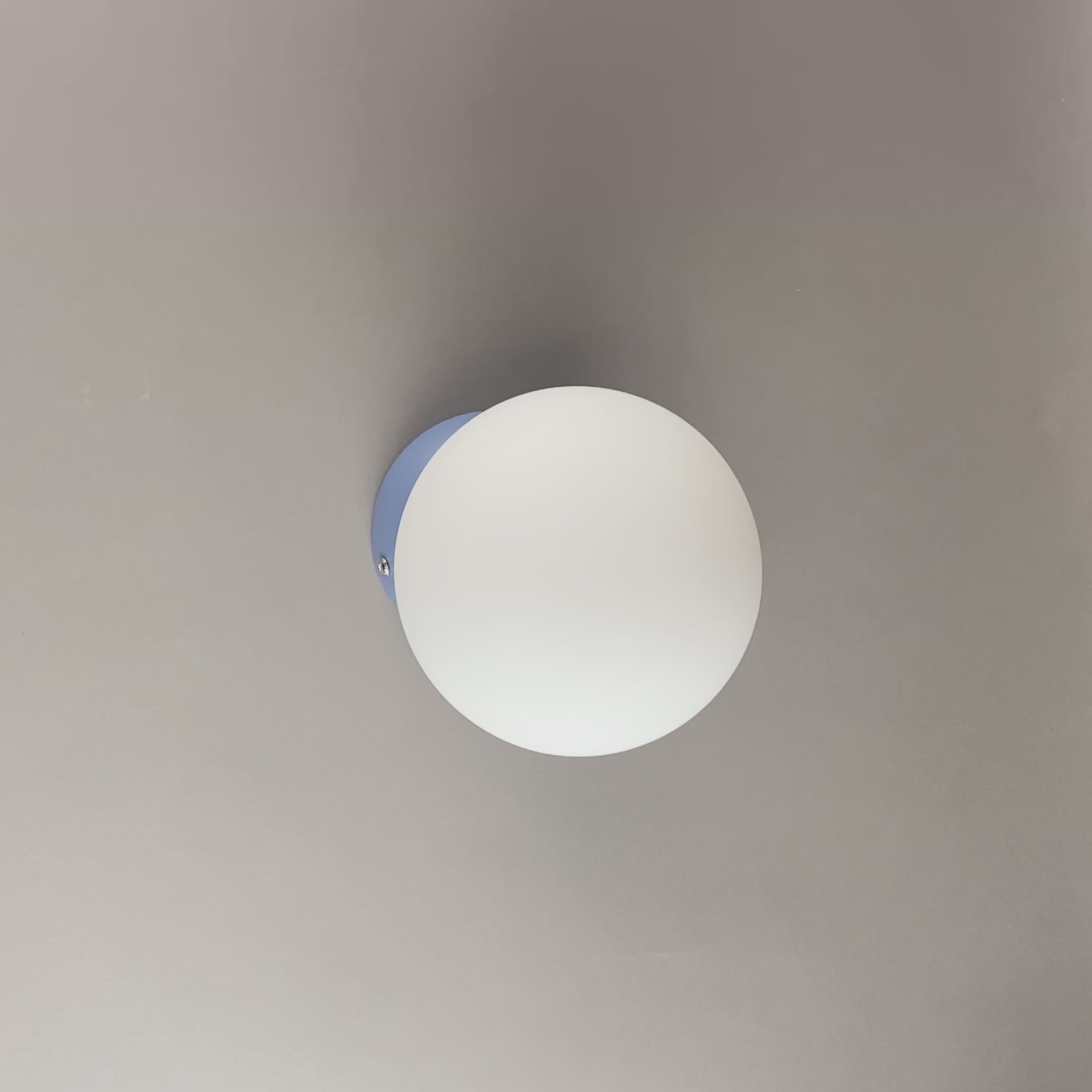 Flush mount wall lamp for kids room "Cloudlet"