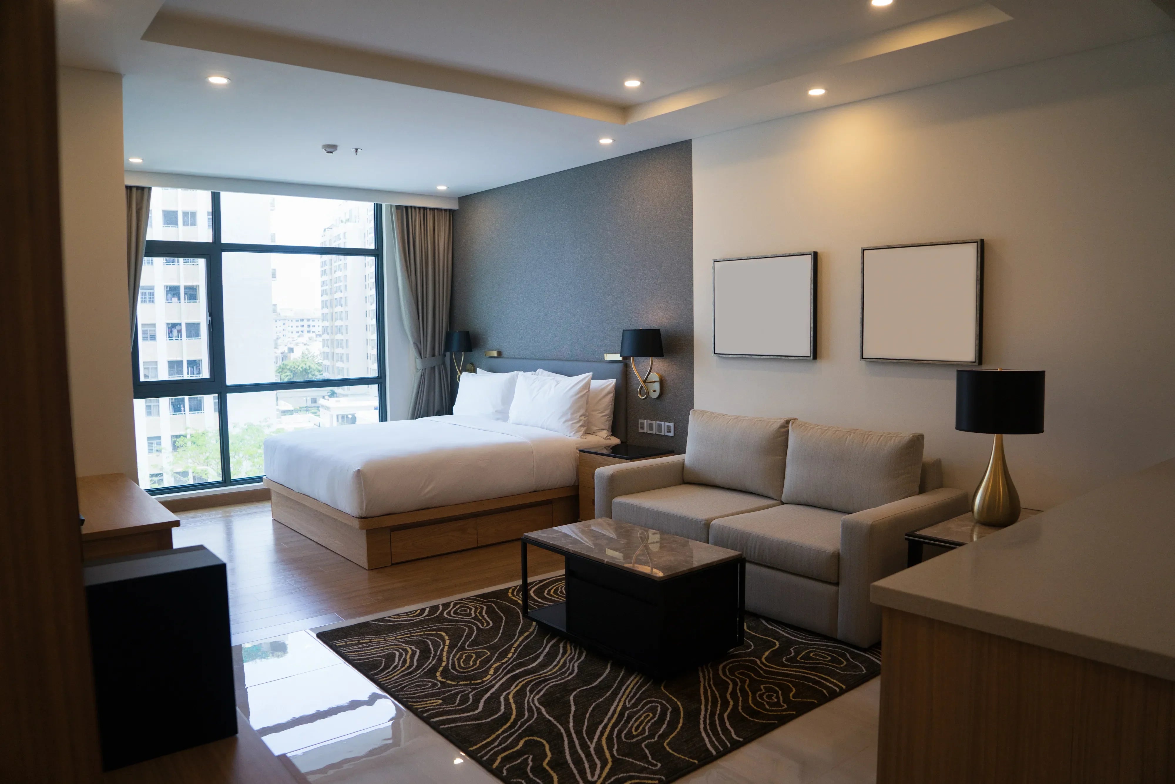 How to choose lightning for a studio apartment? Zoning tips