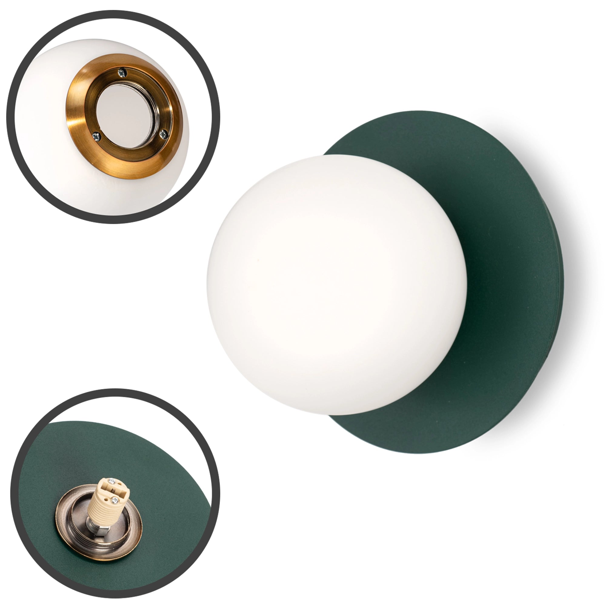 Wall lamp "Pearl BLACK"