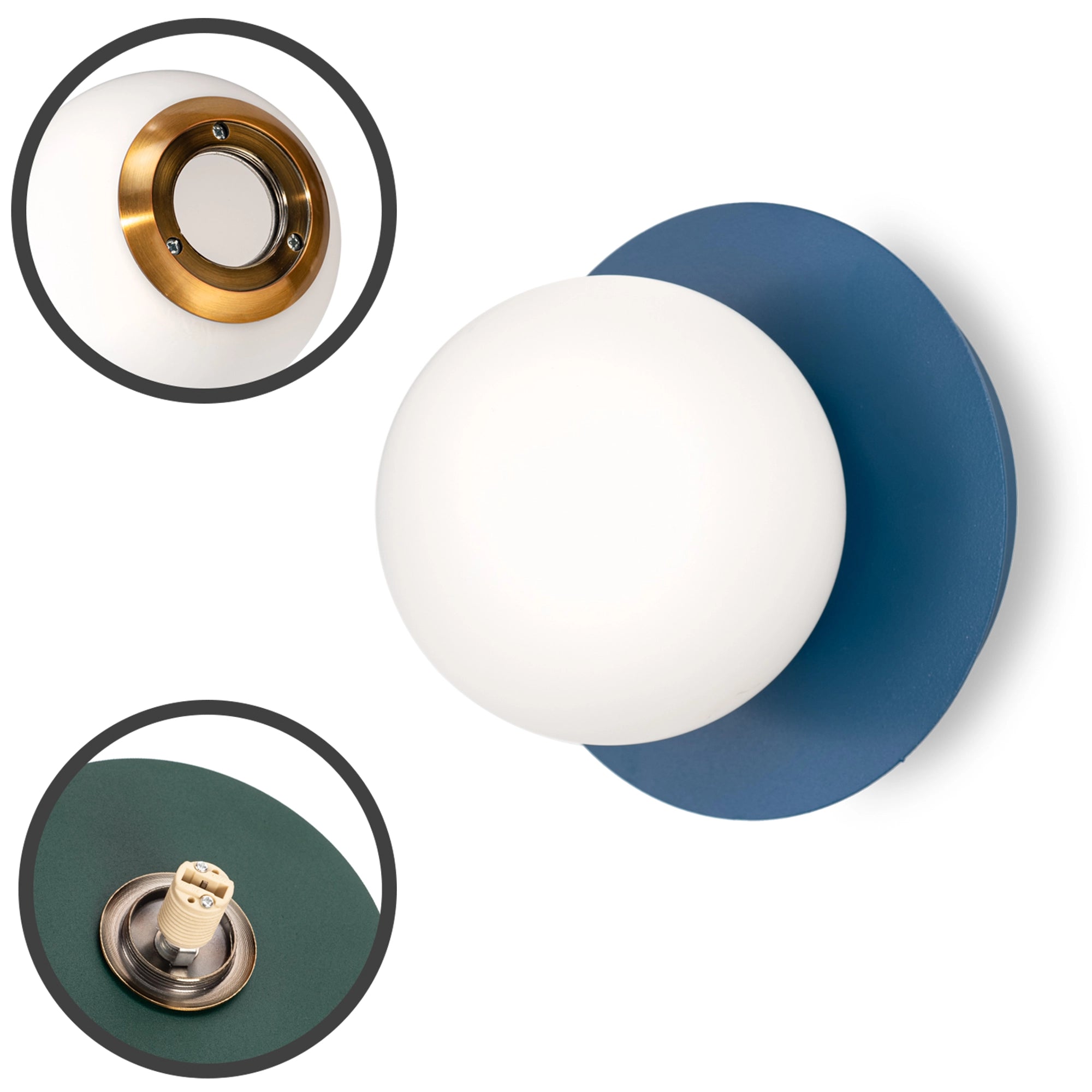 Wall lamp "Pearl BLACK"