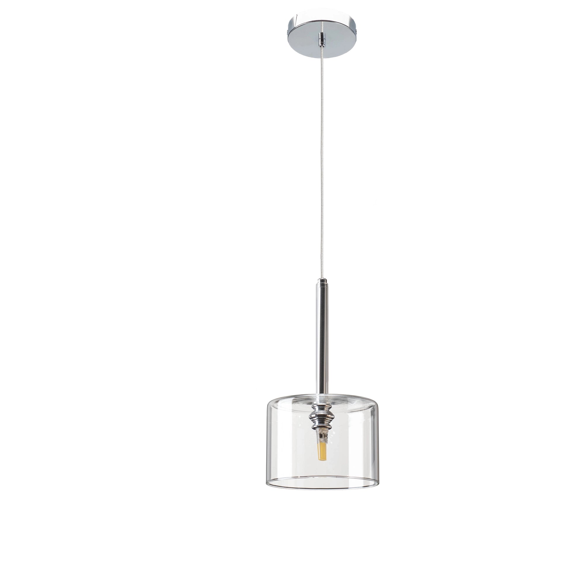 Clear glass pendant lamp "Clear Glass Pendant A"