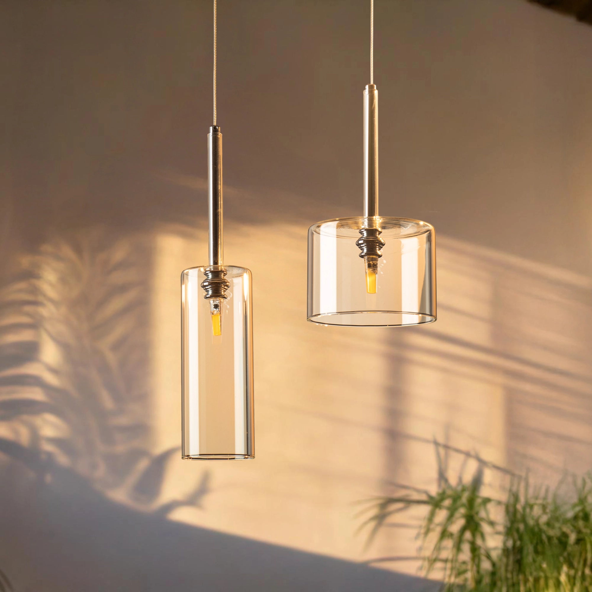 Clear glass pendant lamp "Clear Glass Pendant A"