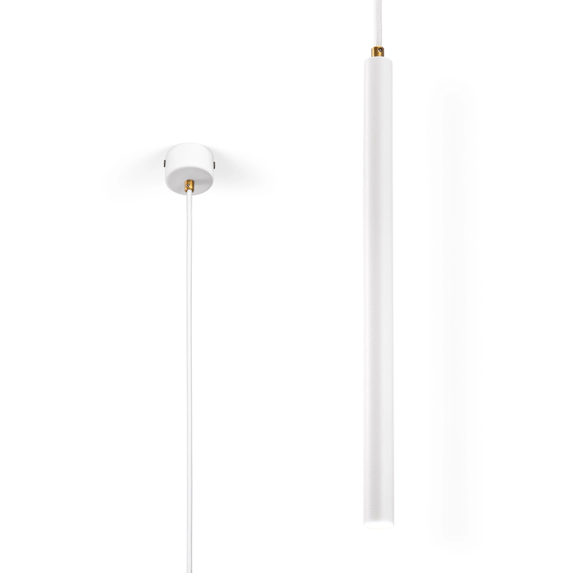 Tube pendant light "Wand"