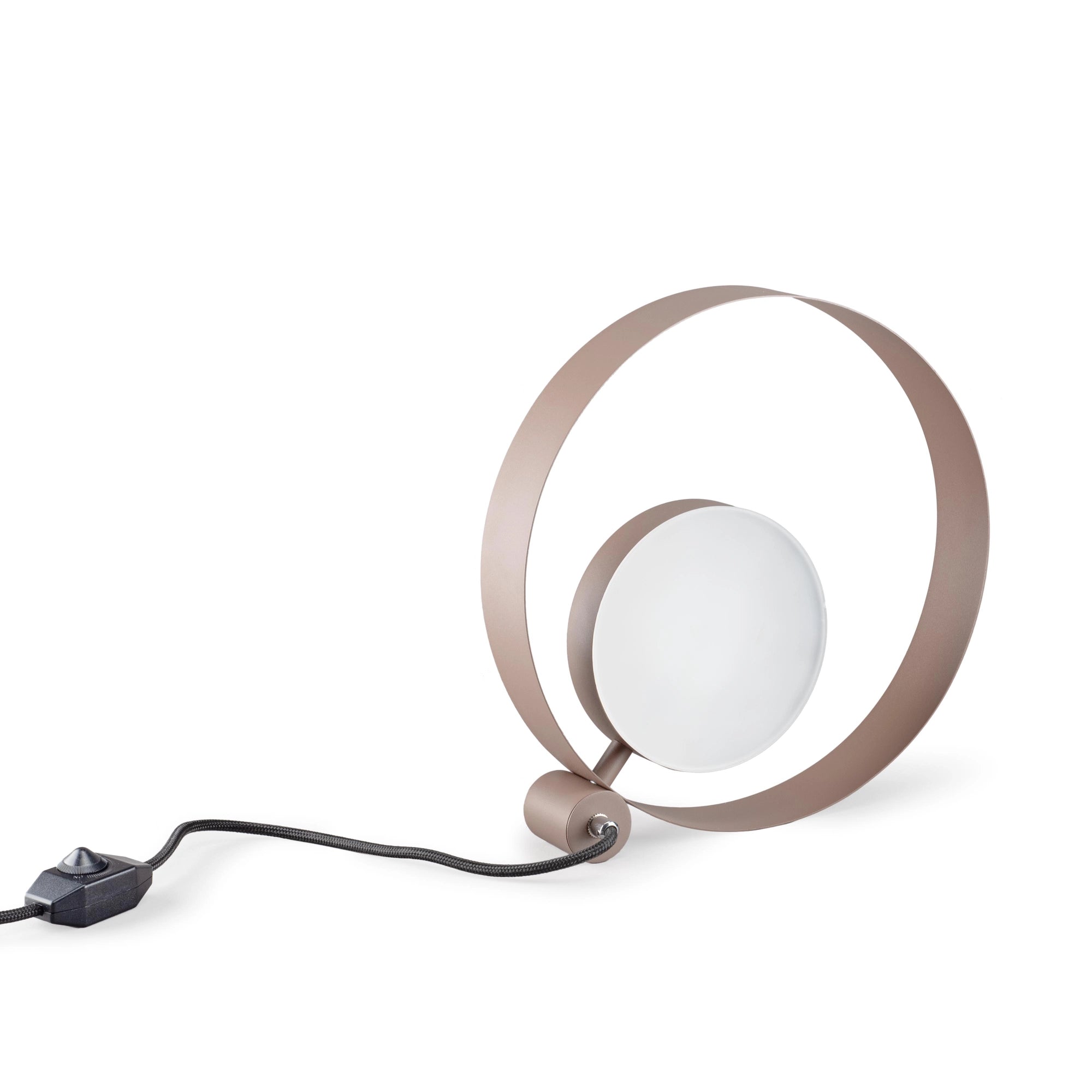 Table lamp with a dimmer switch