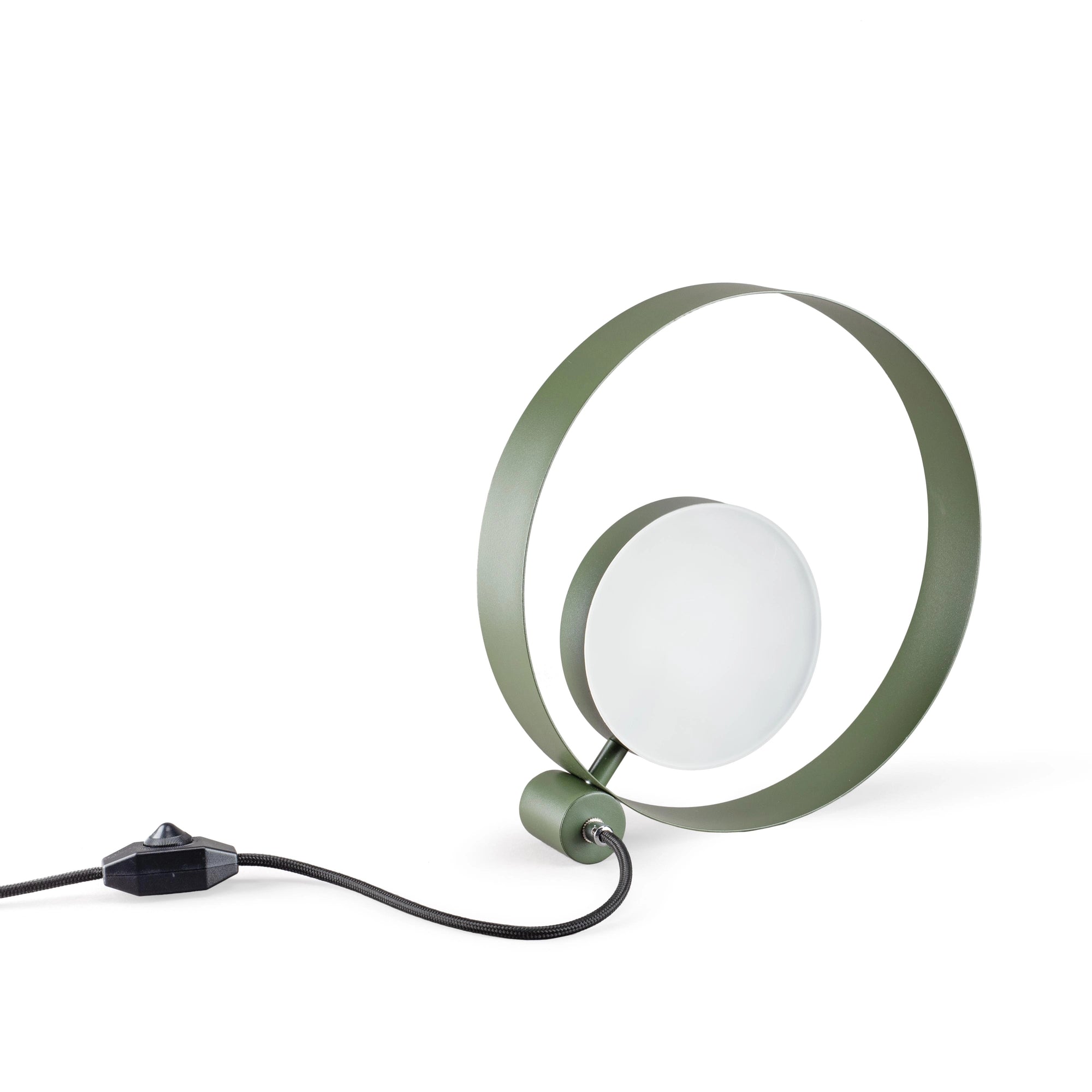Table lamp with a dimmer switch