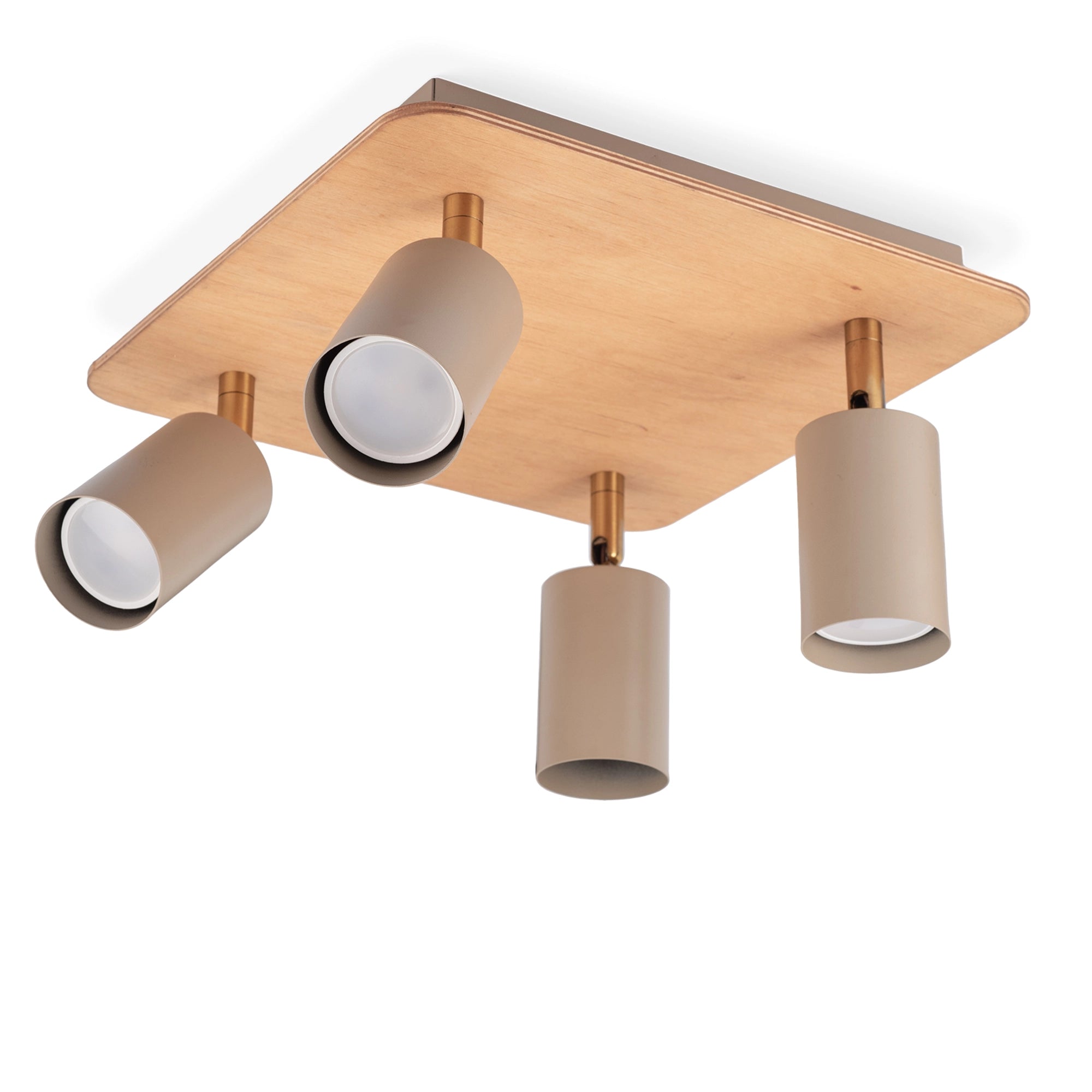 Pendant Lamp "Wood Spot Quattro Grey (Nowowood Line)"