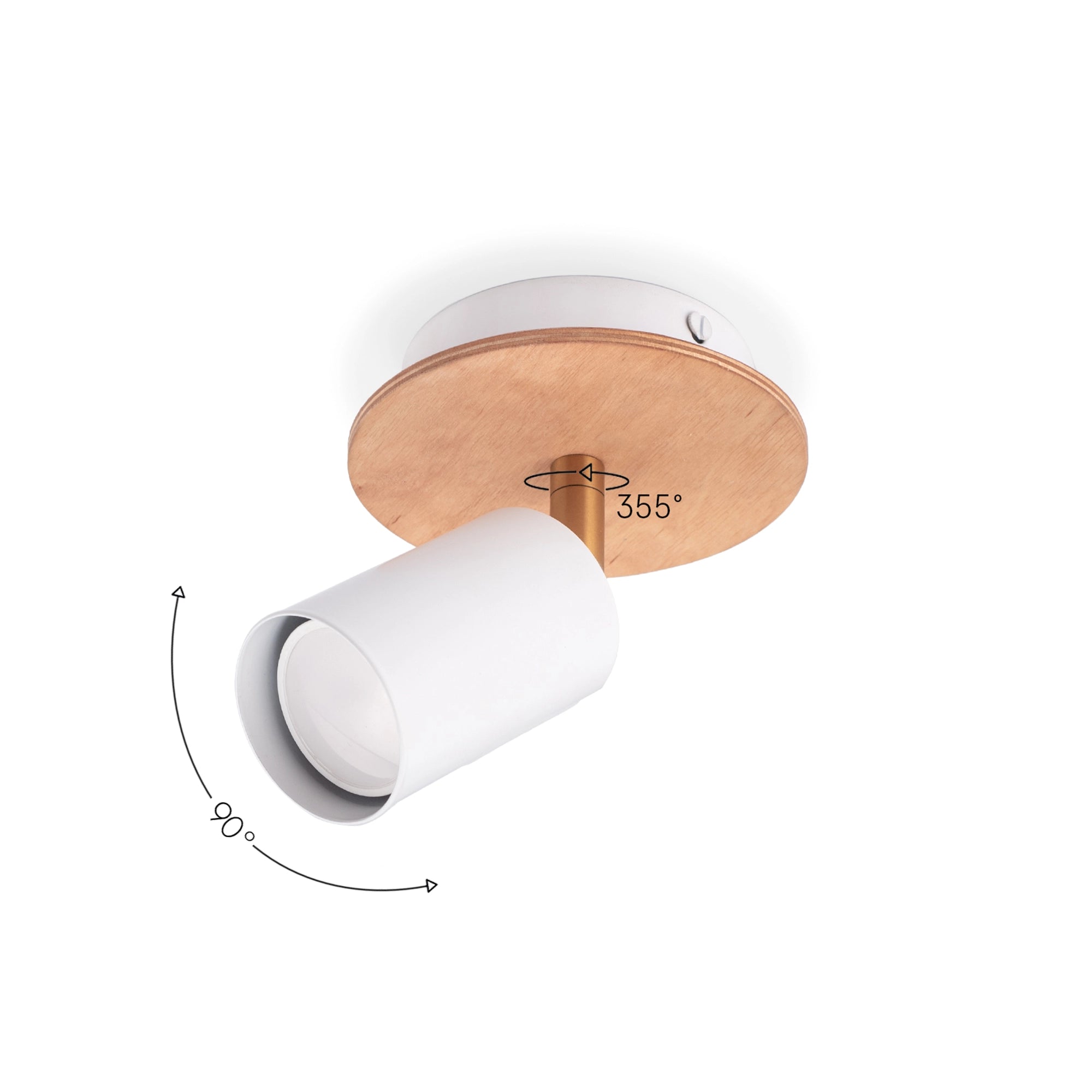 Pendant Lamp "Wood Spot Solo Beige (Nowowood Line)"