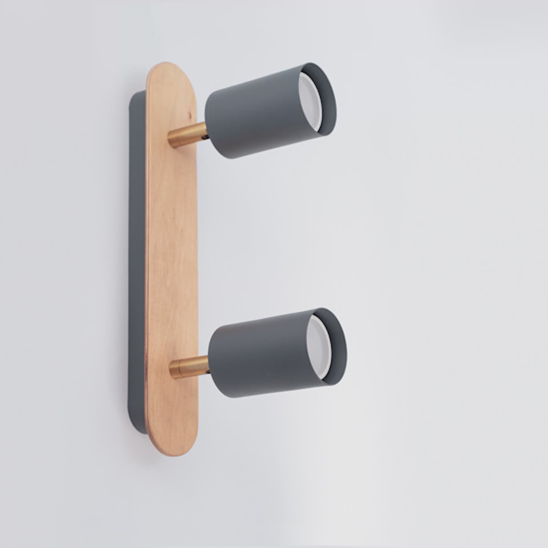 Pendant Lamp "Wood Spot Duo Beige (Nowowood Line)"