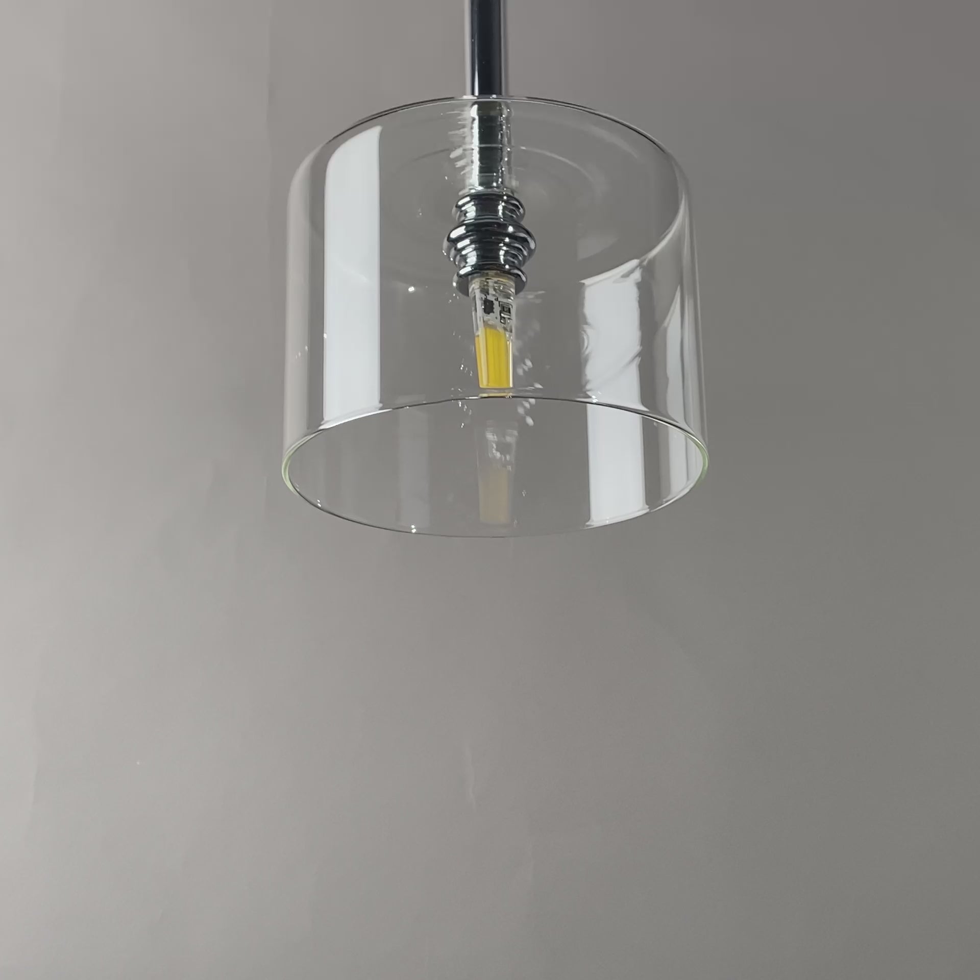 Clear glass pendant lamp "Clear Glass Pendant A"