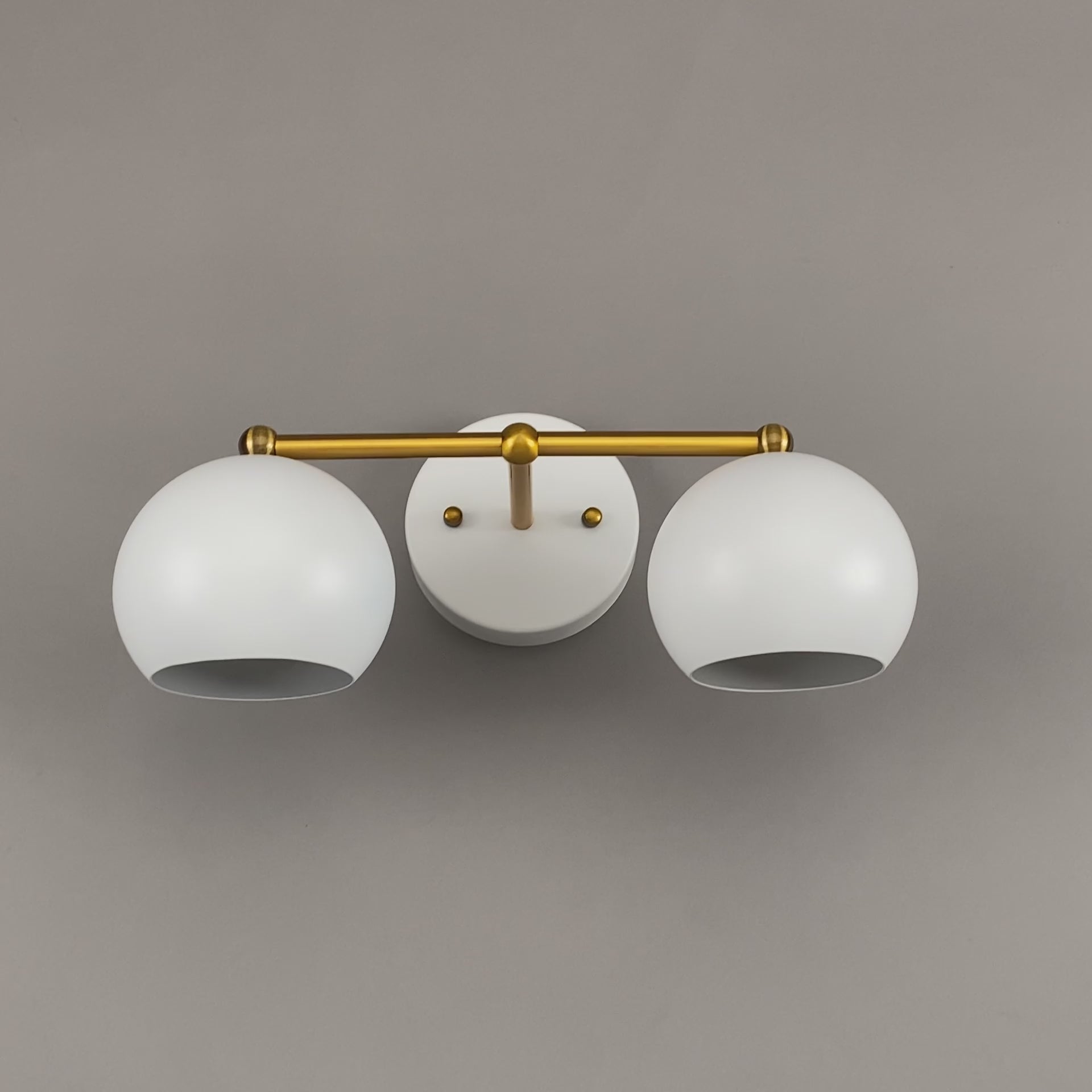 Wall lamp "Double White"